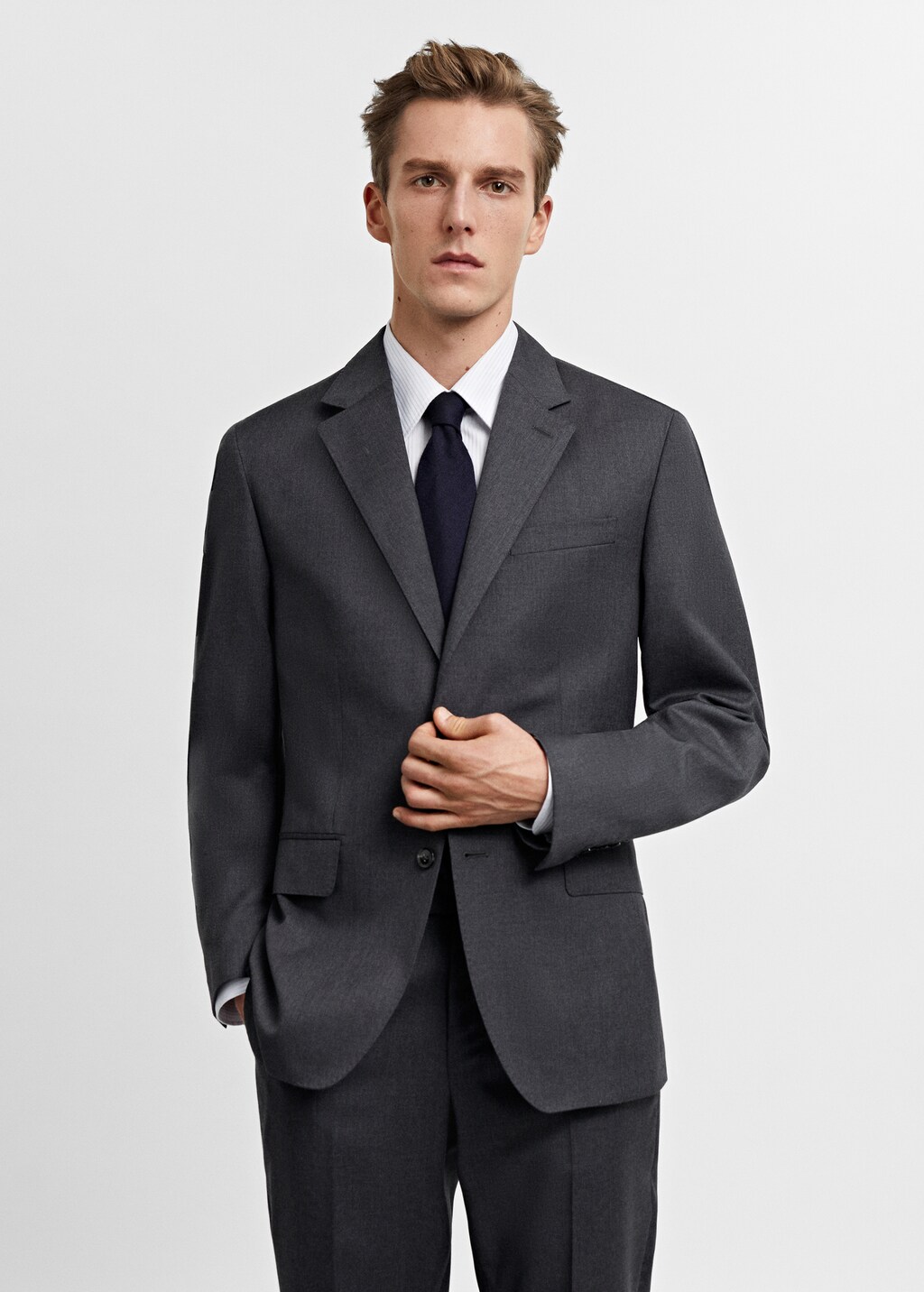 100% virgin wool suit jacket - Medium plane