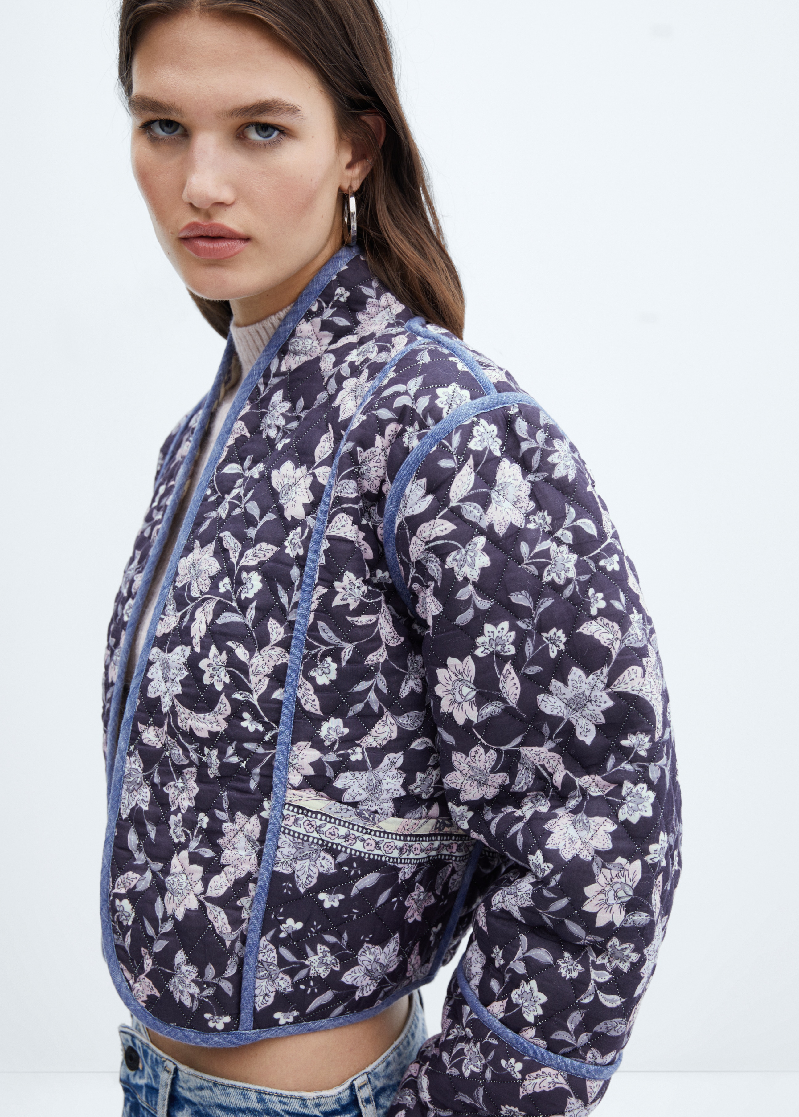 Quilted reversible jacket - Details of the article 2