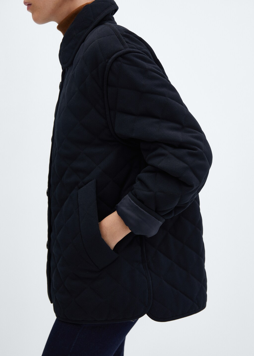 Cotton quilted jacket - Details of the article 6