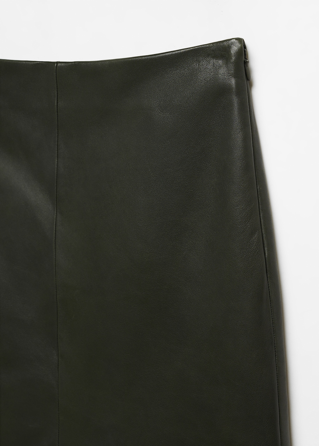 Leather midi skirt - Details of the article 8