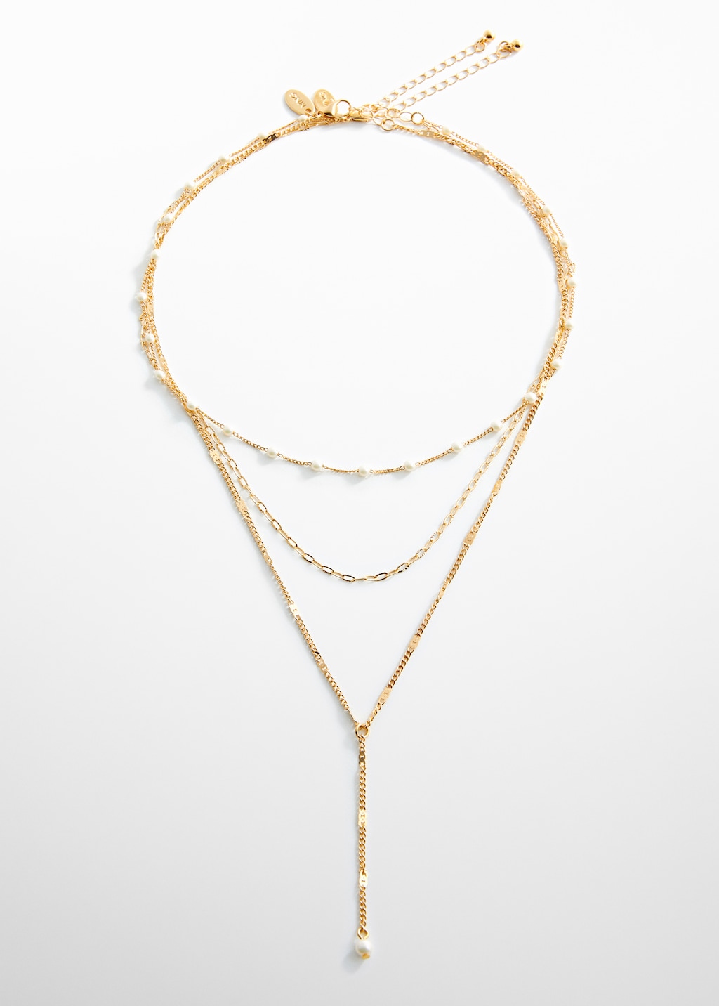 Long triple necklace - Article without model