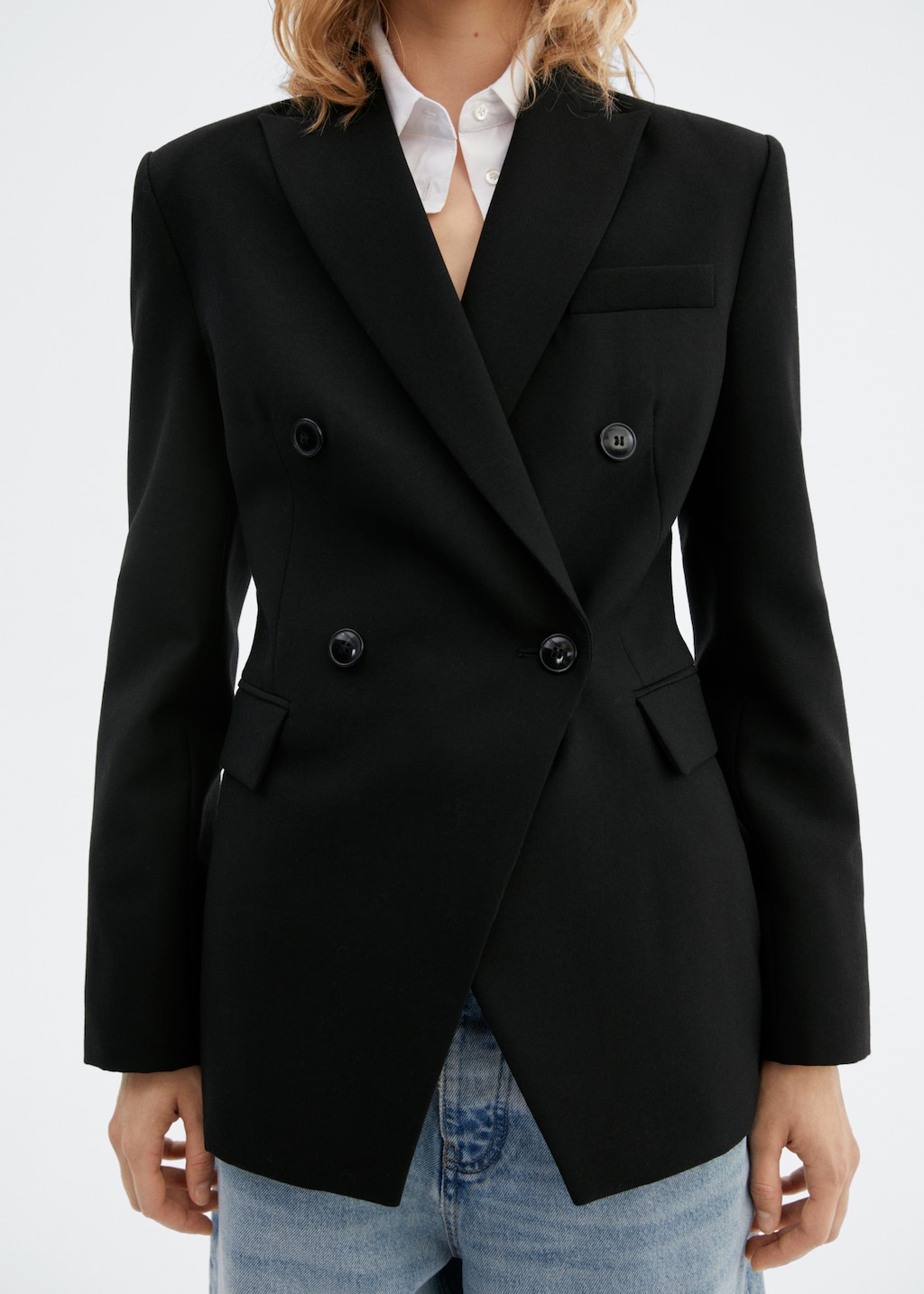 Double-breasted suit jacket - Medium plane