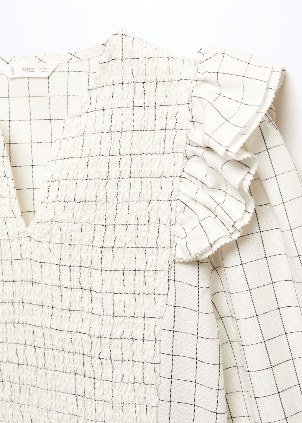 Checked frill blouse - Details of the article 8