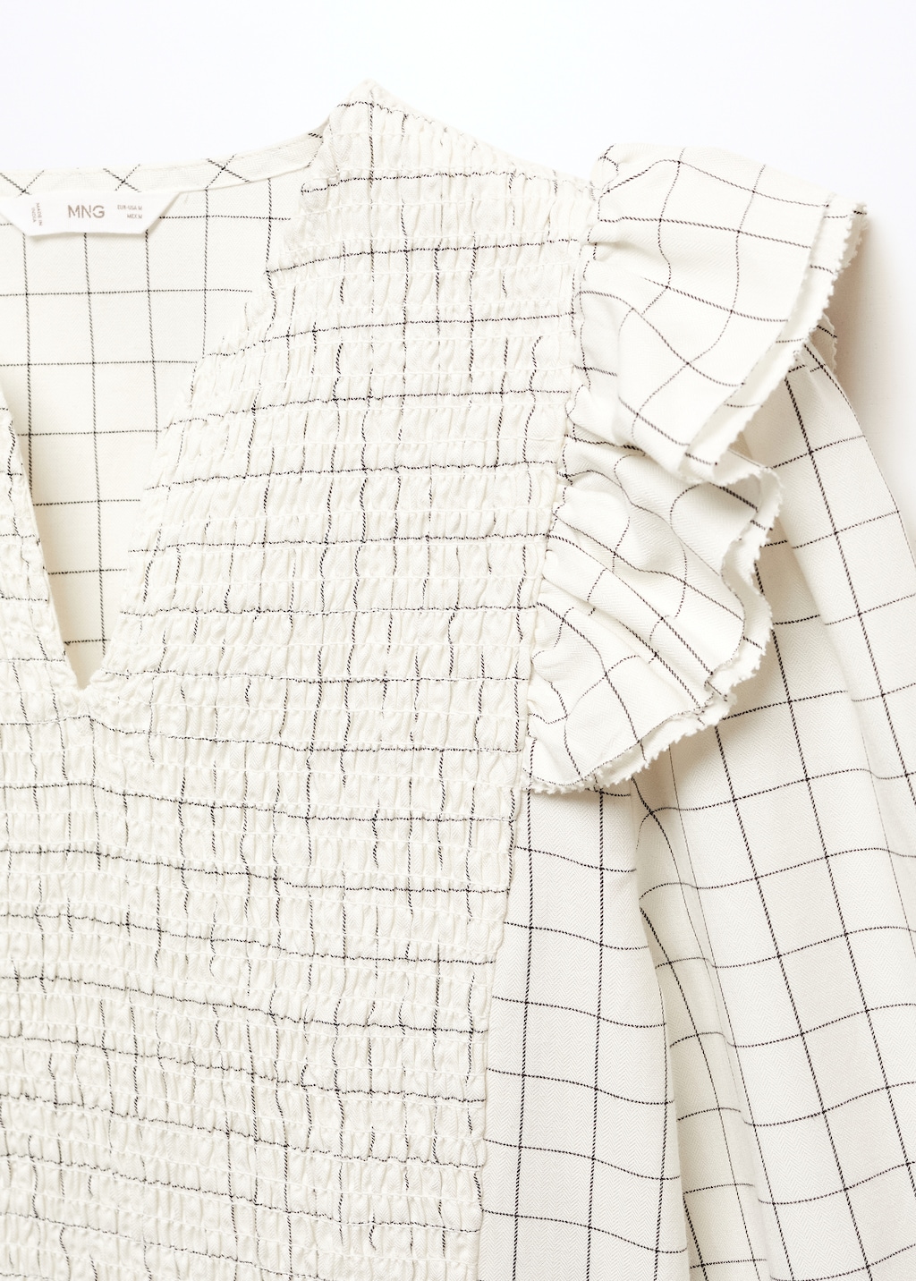 Checked frill blouse - Details of the article 8