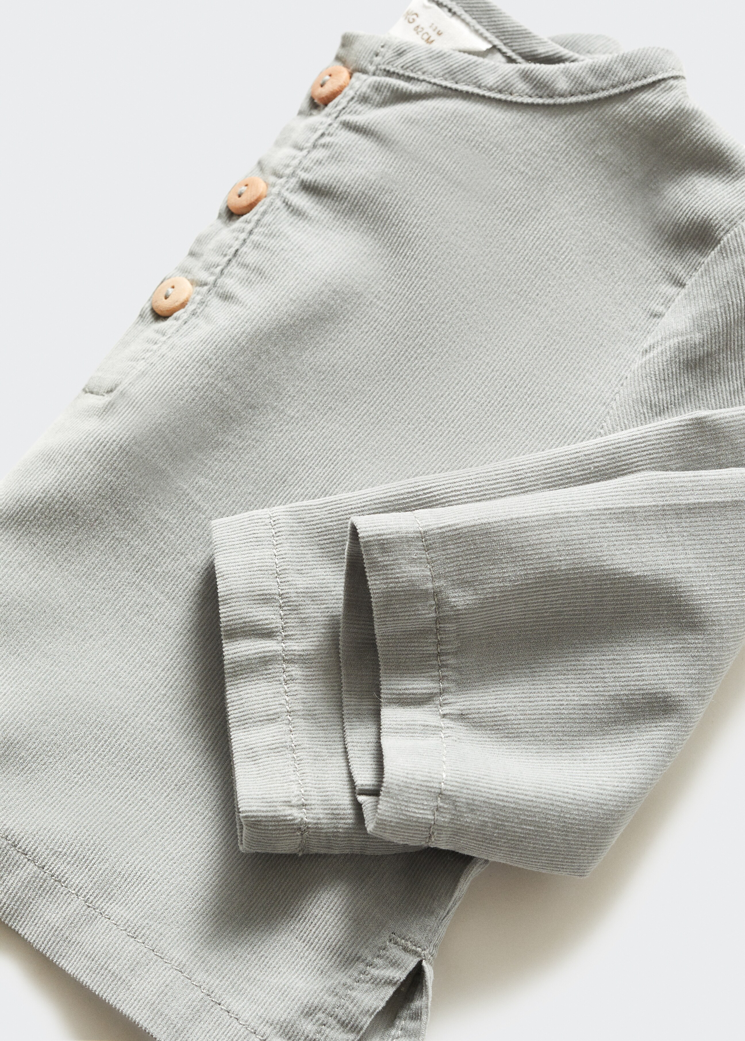 Buttoned cotton shirt - Details of the article 8