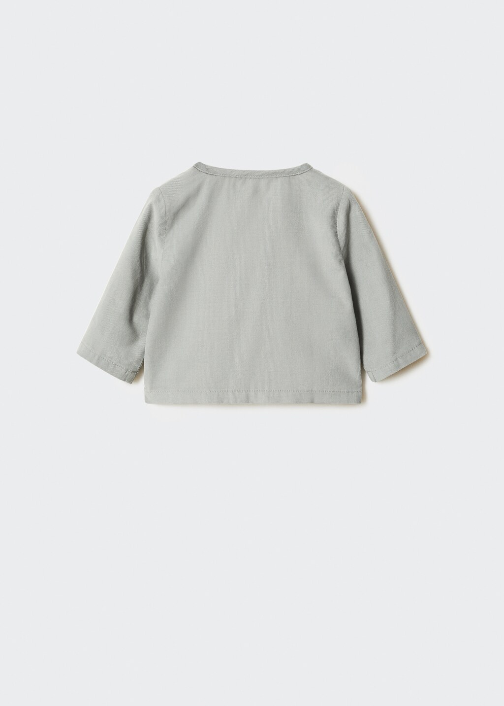 Buttoned cotton shirt - Reverse of the article