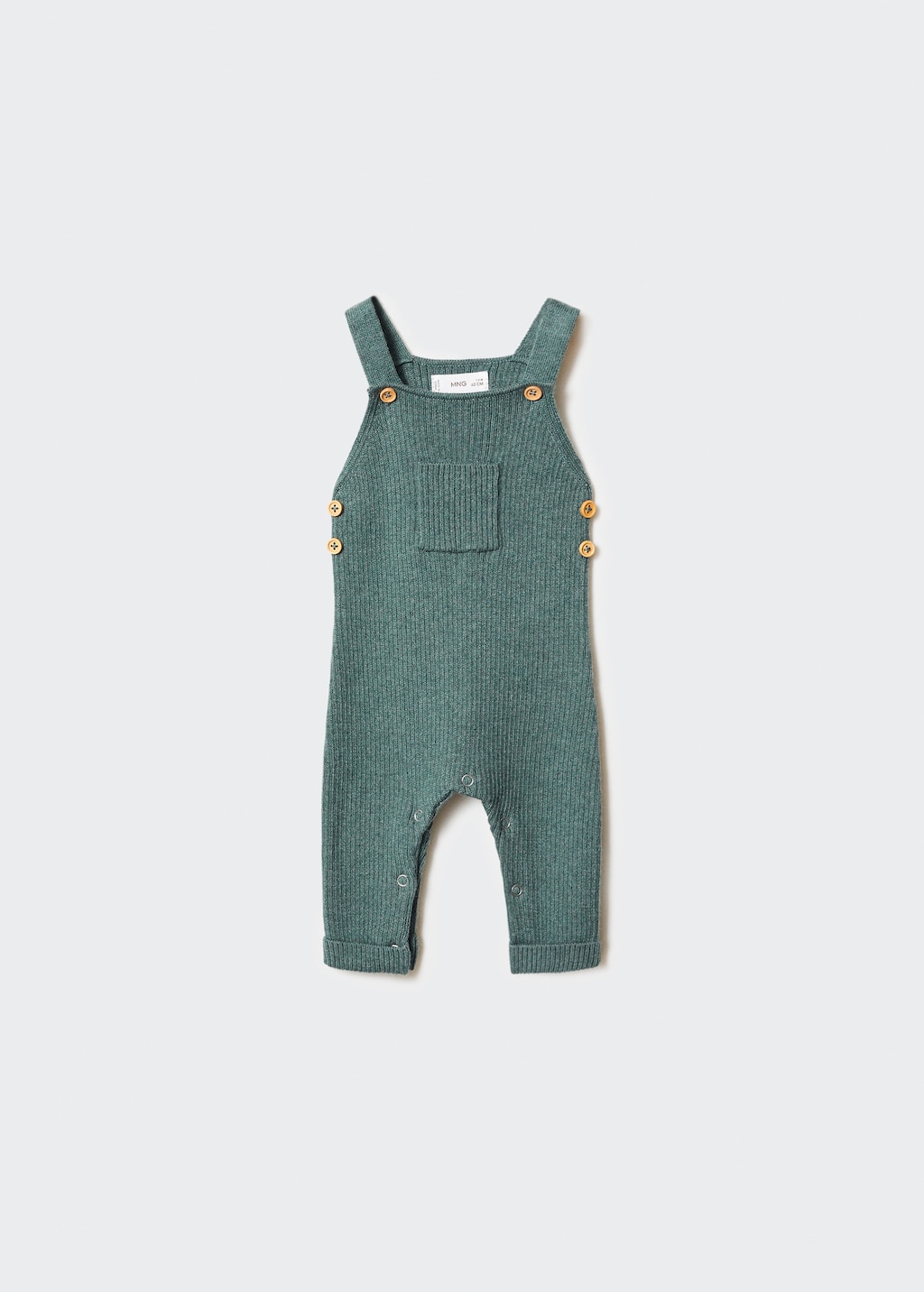 Cotton knit dungarees - Article without model