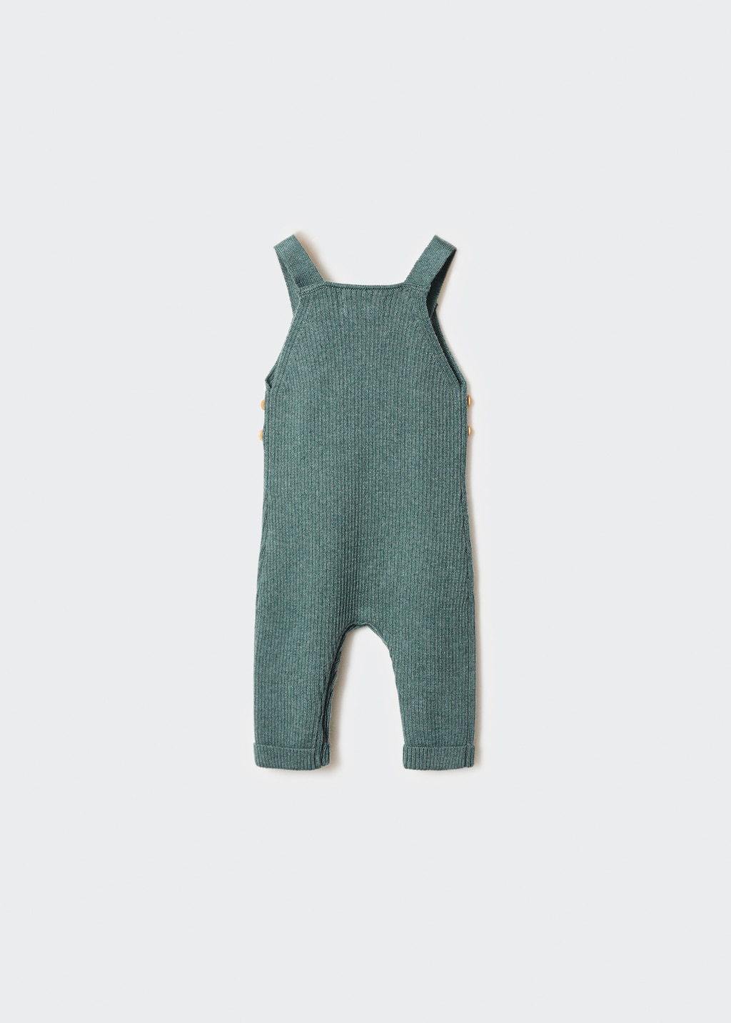 Cotton knit dungarees - Reverse of the article