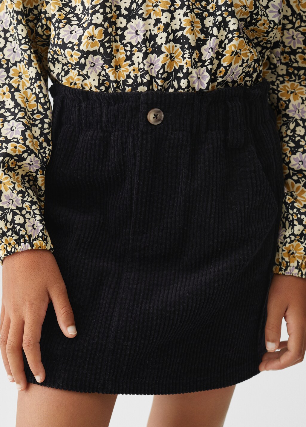 Corduroy cotton skirt - Details of the article 6