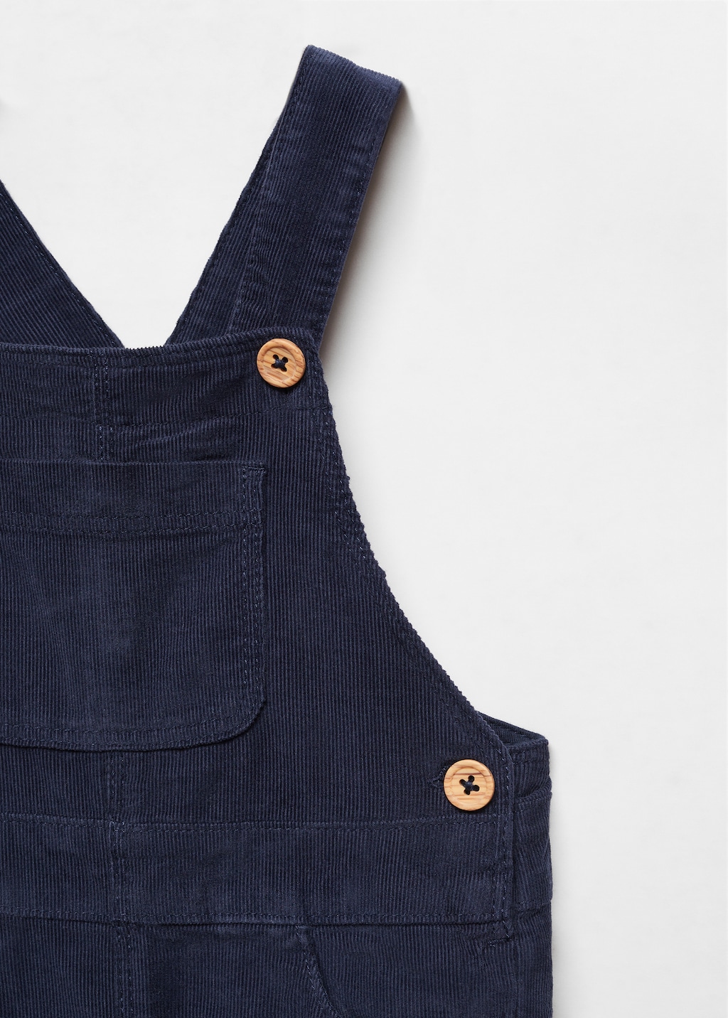 Long corduroy dungarees - Details of the article 8