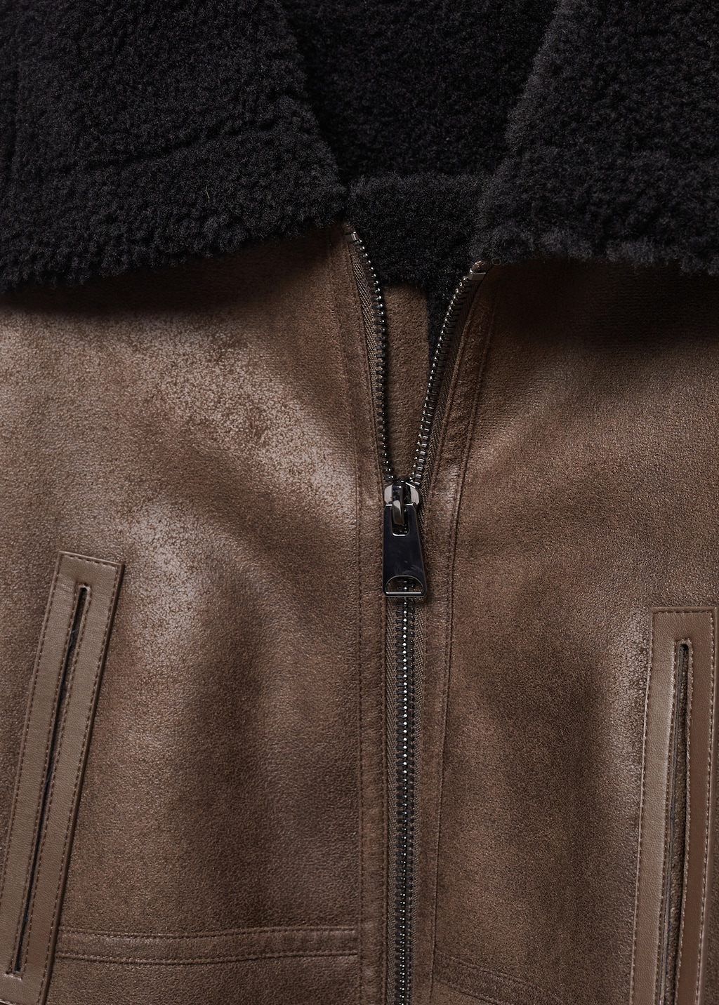 Short jacket with shearling-effect lining - Details of the article 8