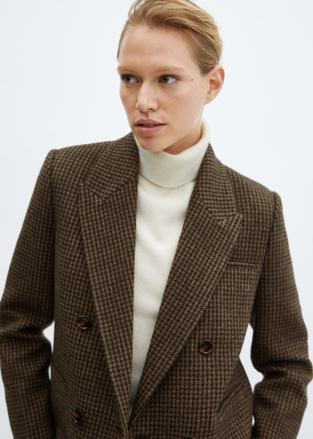 Cropped wool blazer - Details of the article 1