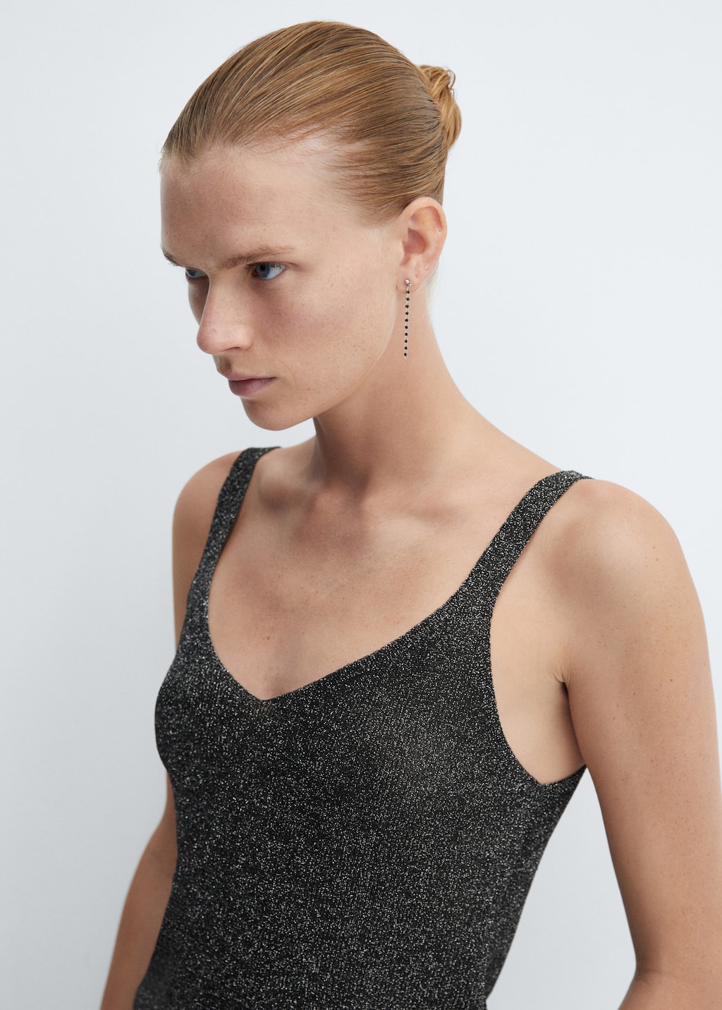 Lurex knitted top - Details of the article 1