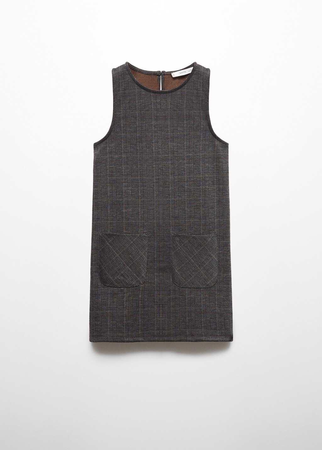 Checked pinafore dress - Article without model