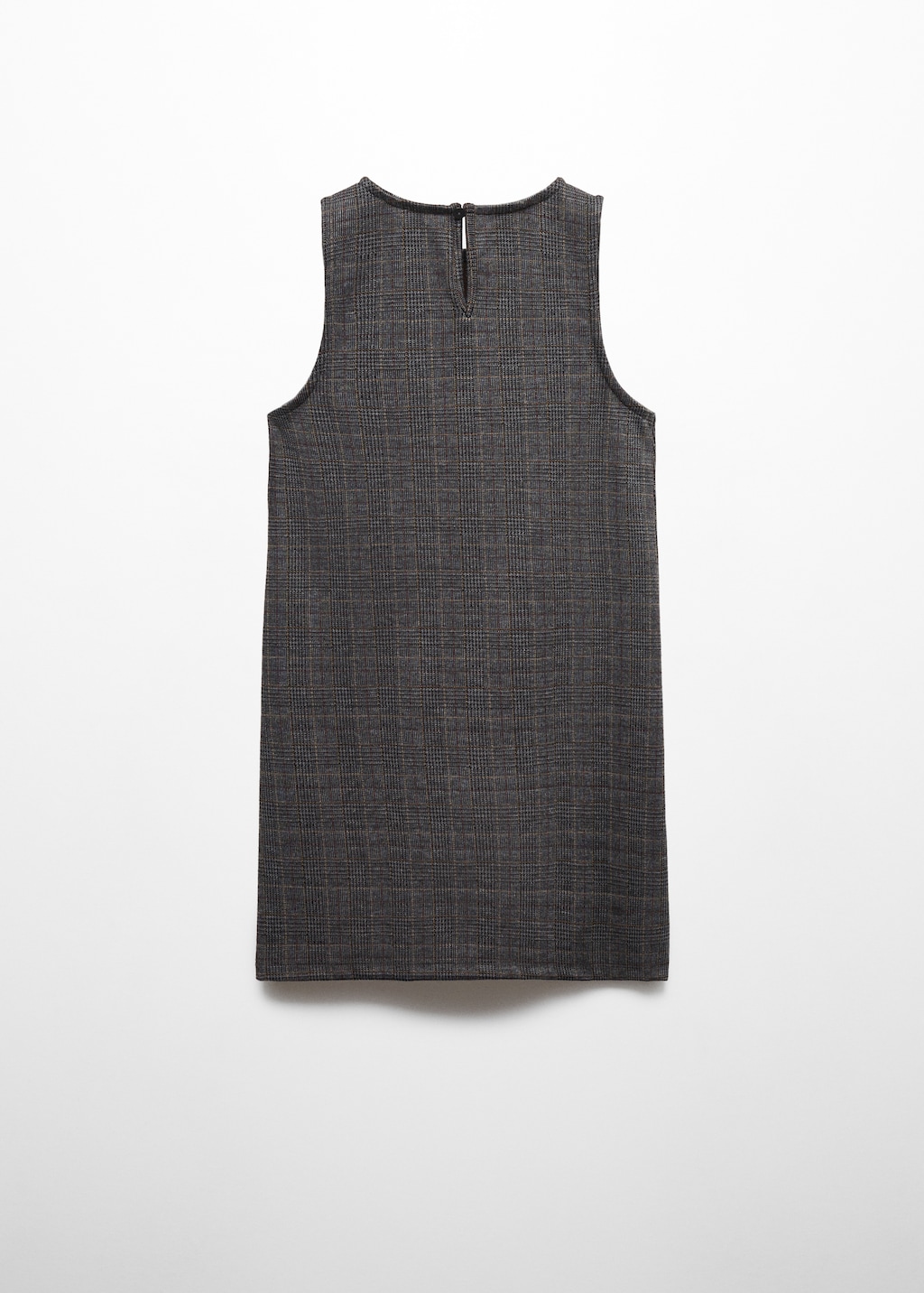 Checked pinafore dress - Reverse of the article