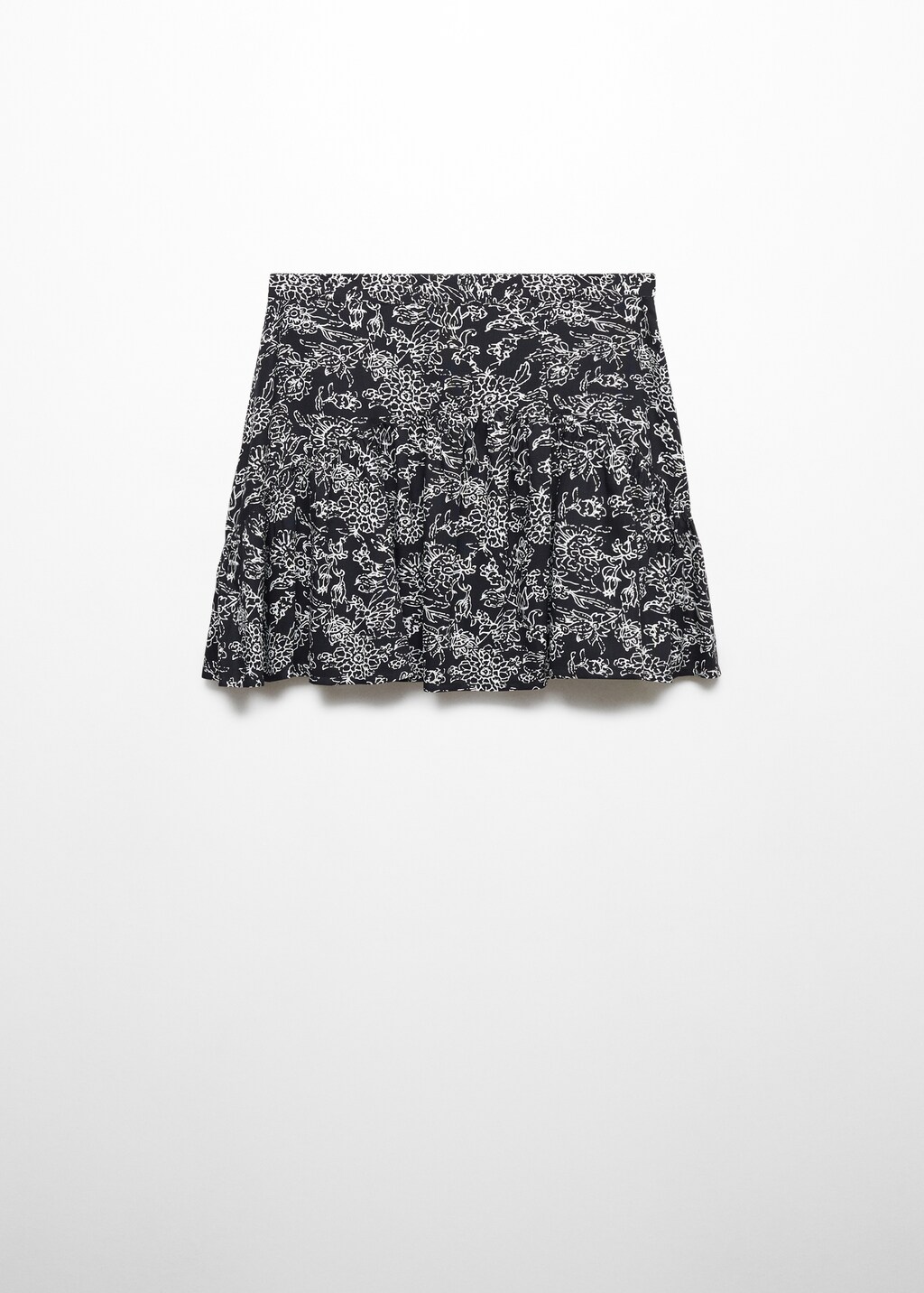 Printed ruffle skirt - Article without model