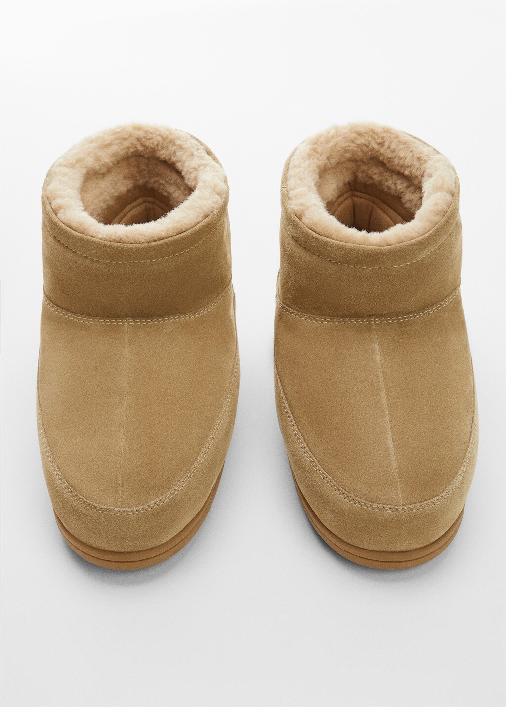 Shearling lined ankle boots Women MANGO OUTLET United Kingdom