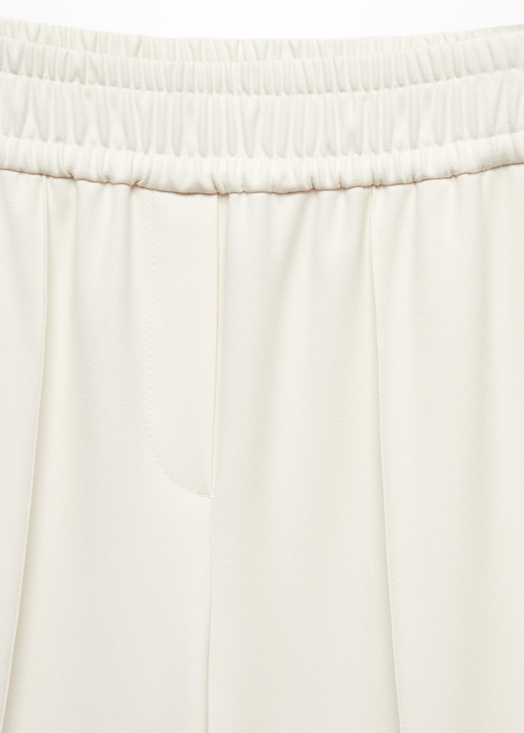 Wideleg trousers with elastic waist - Details of the article 8