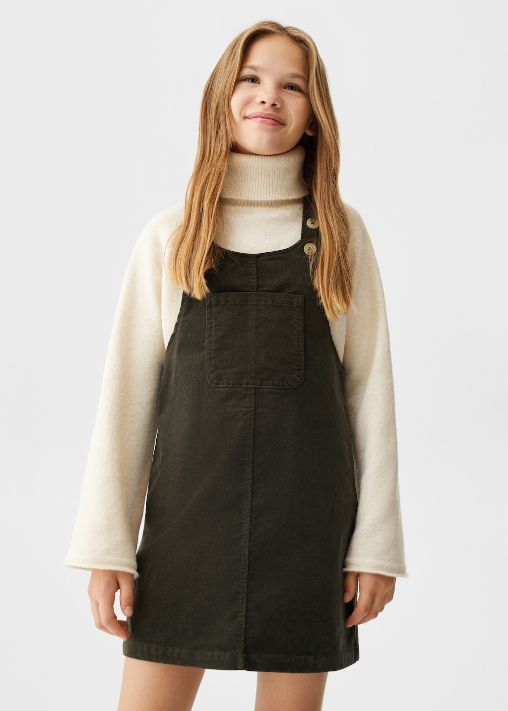 Cotton pinafore dress - Medium plane