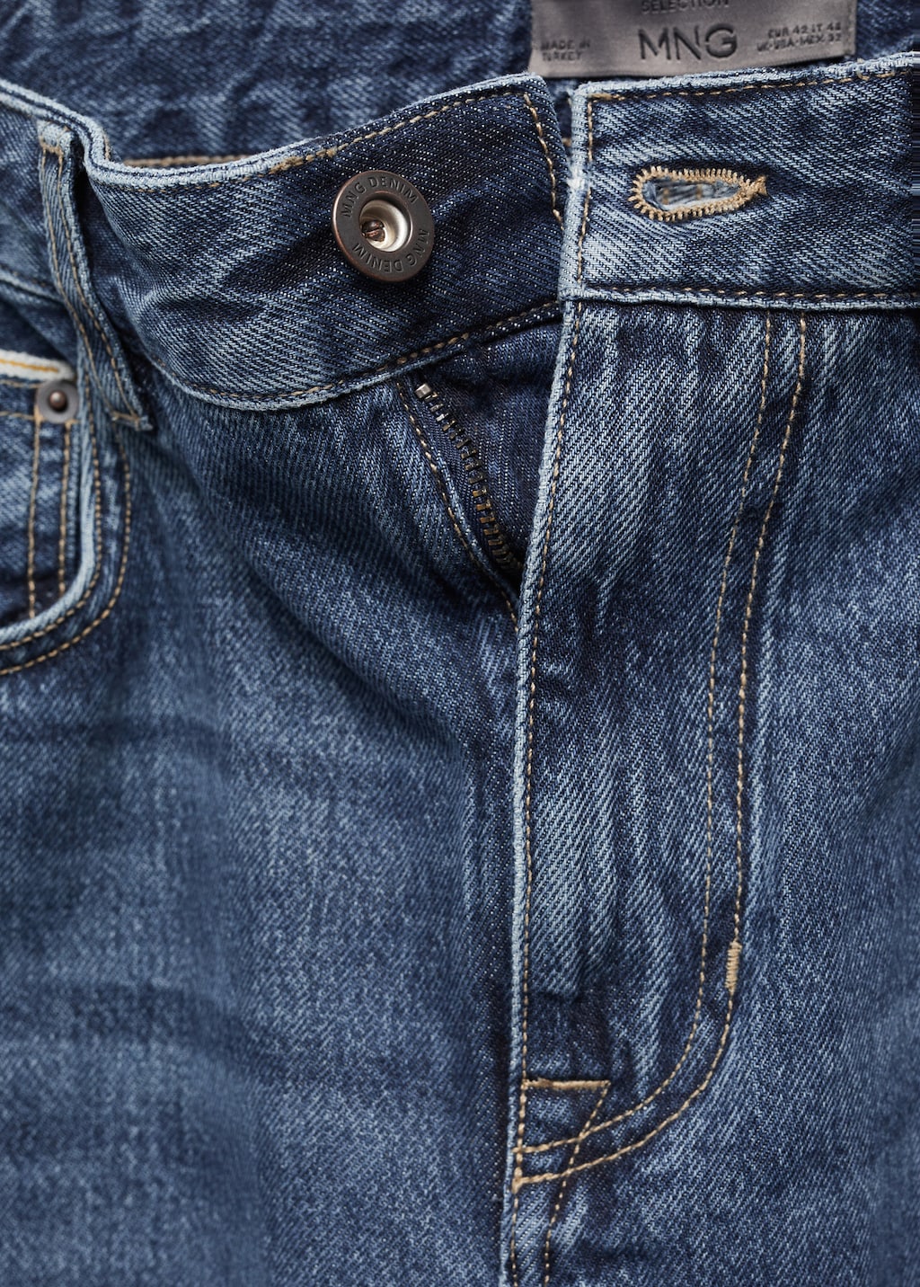 Straight-fit selvedge jeans  - Details of the article 8