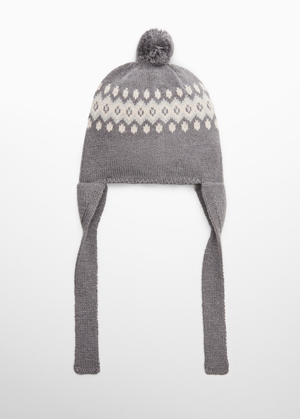 Jacquard pompom beanie - Article without model