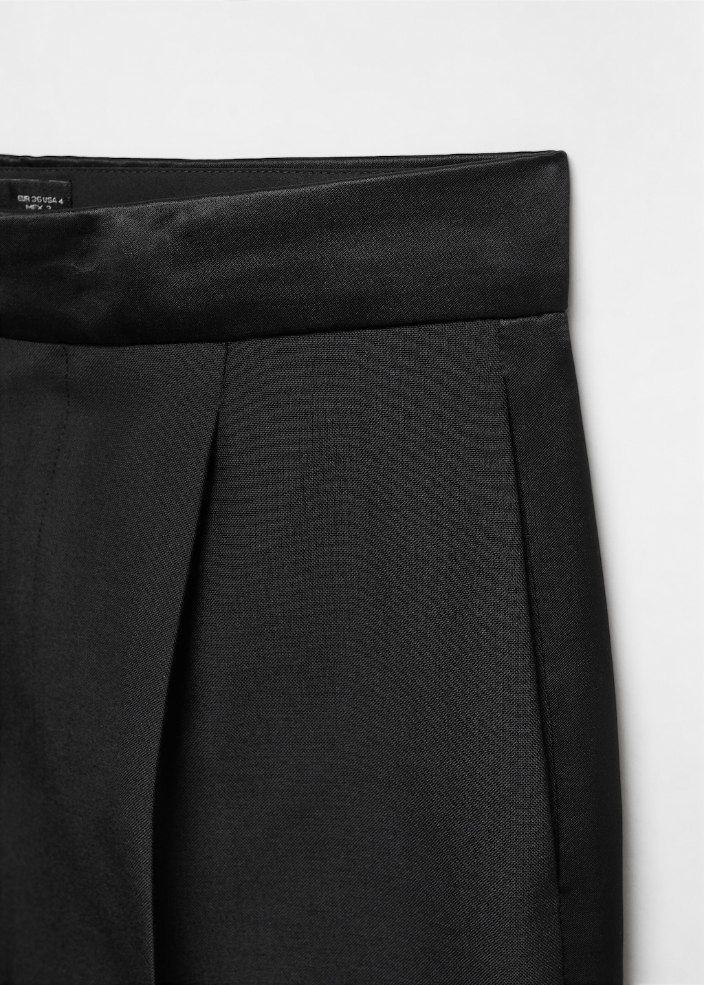 Satin-waist wool trousers - Details of the article 8