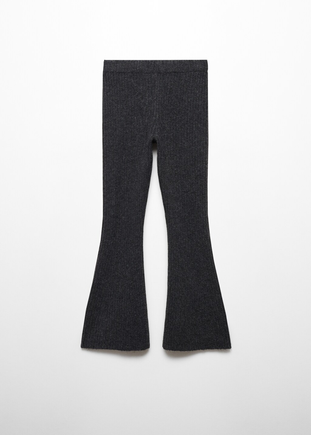 Flared knitted trousers - Article without model