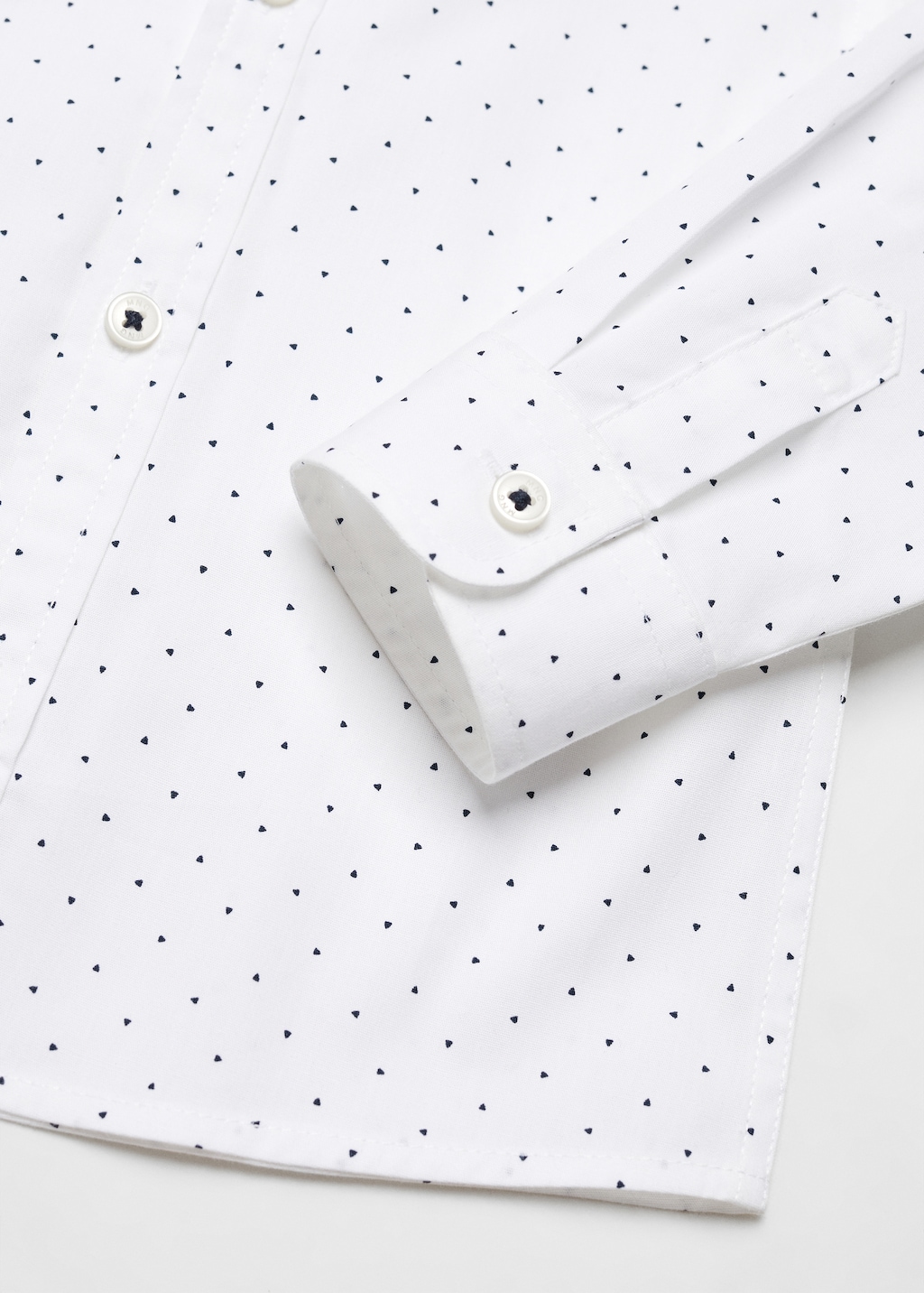 Regular-fit printed cotton shirt - Details of the article 8