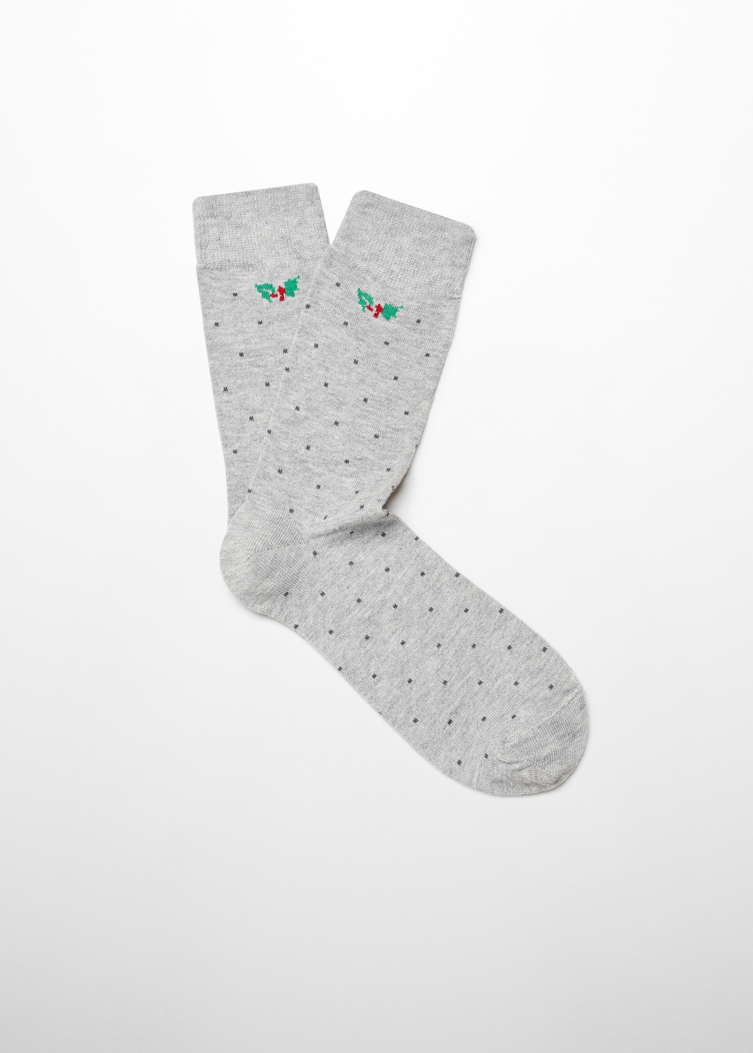 Christmas-print cotton socks - Article without model