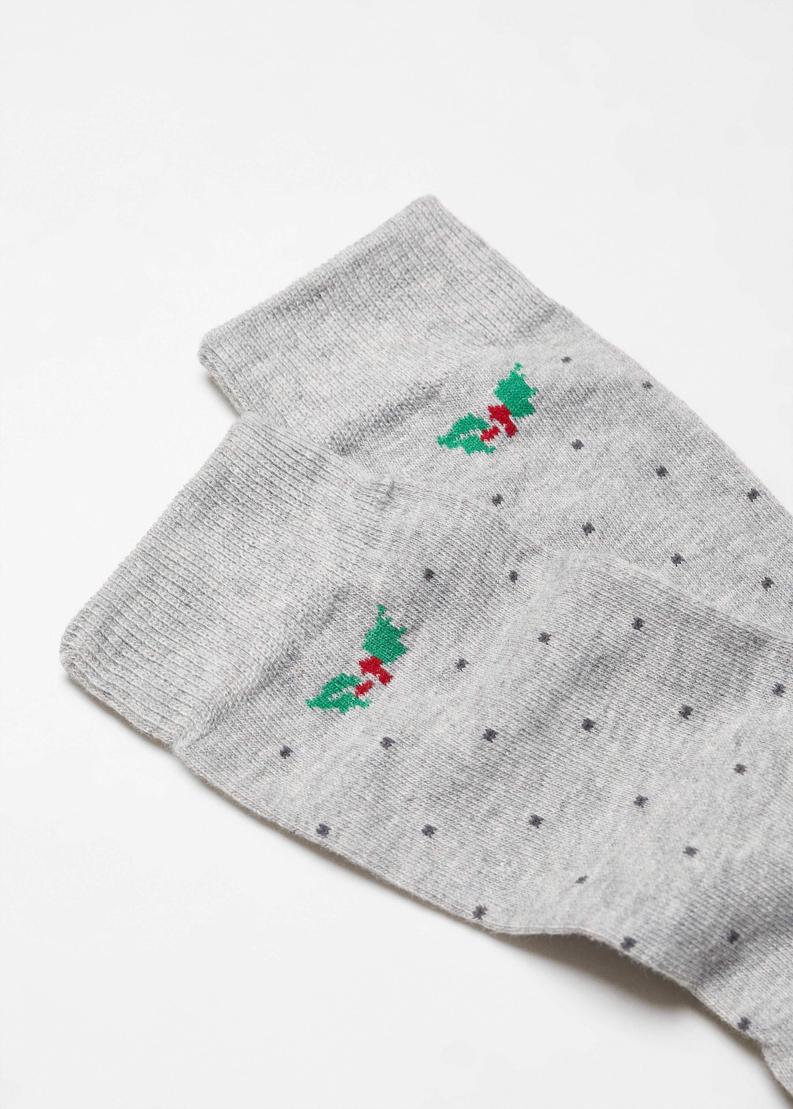 Christmas-print cotton socks - Details of the article 8