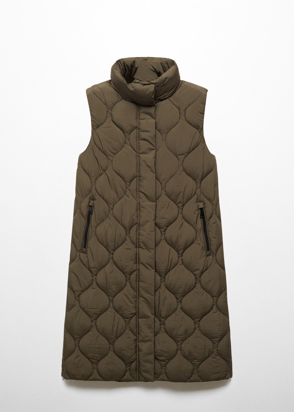 Long quilted gilet - Details of the article 8