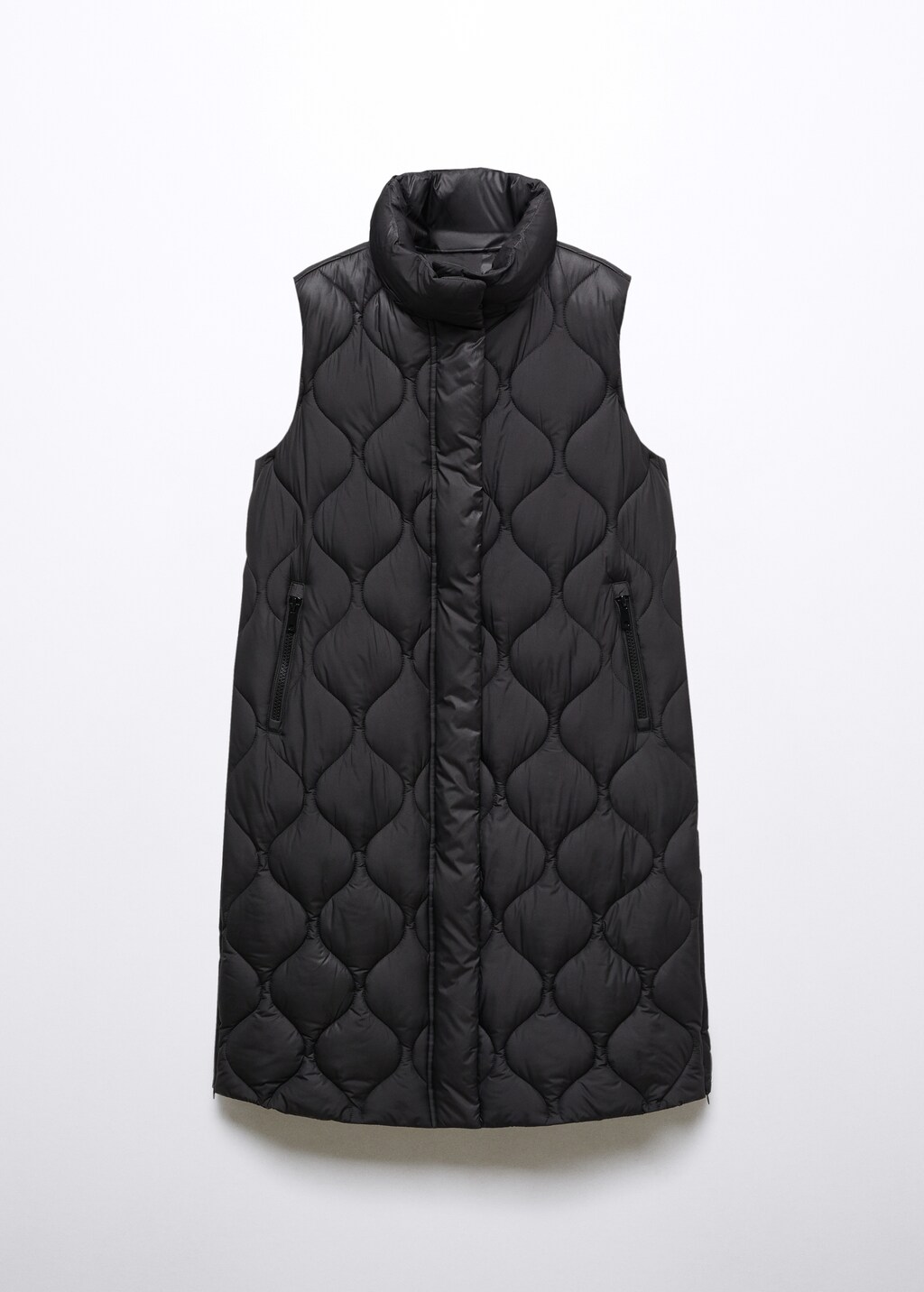 Long quilted vest - Details of the article 8