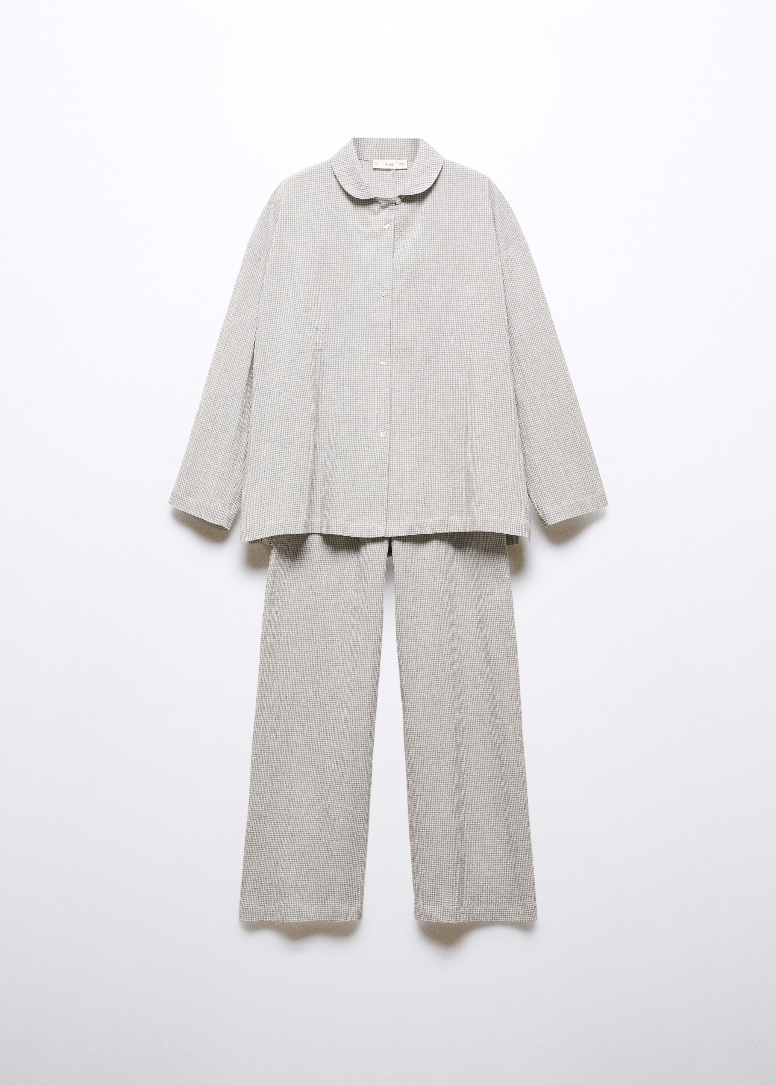 Baumwoll-Pyjama mit Vichy-Karomuster - Artikel ohne Model