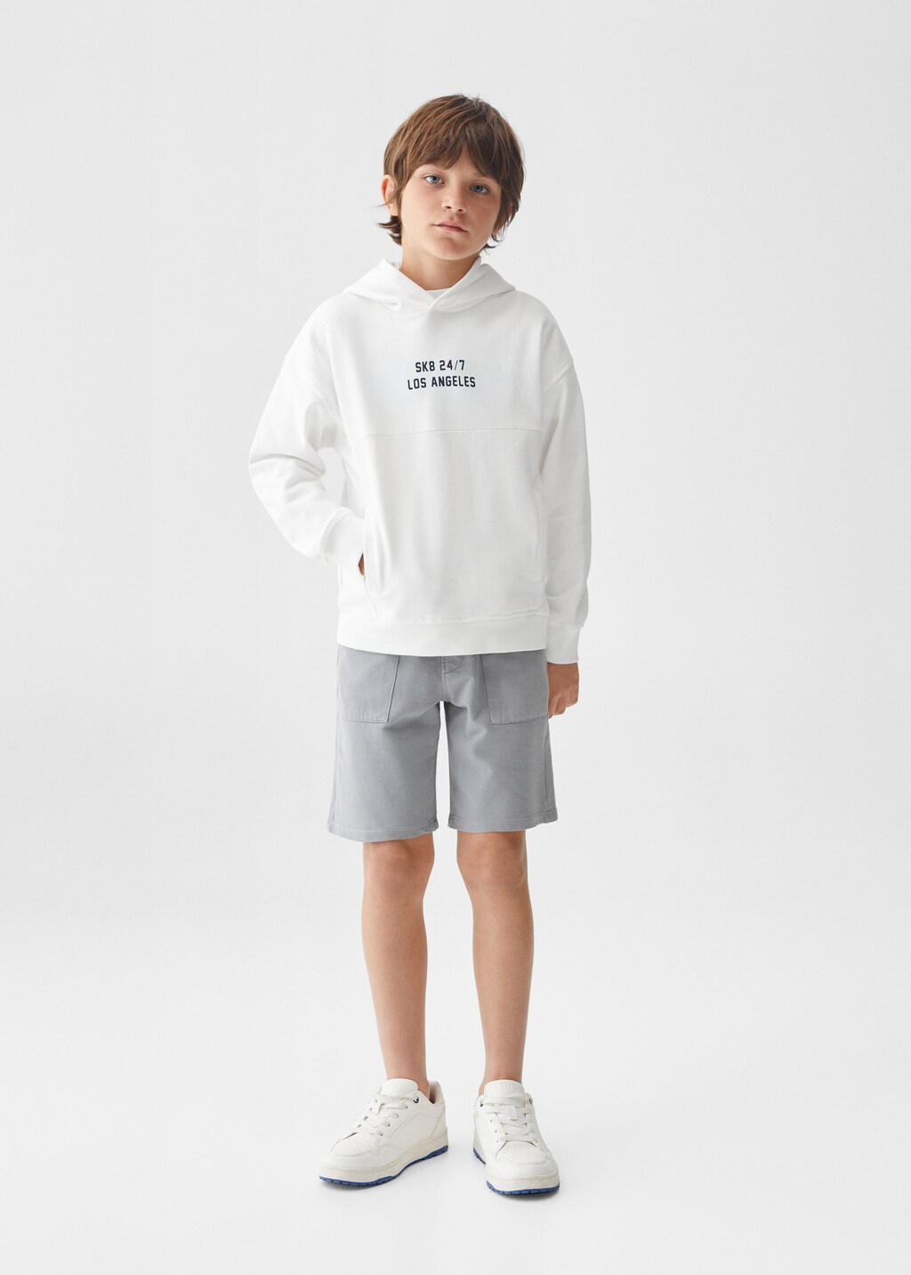 Printed cotton sweatshirt - General plane