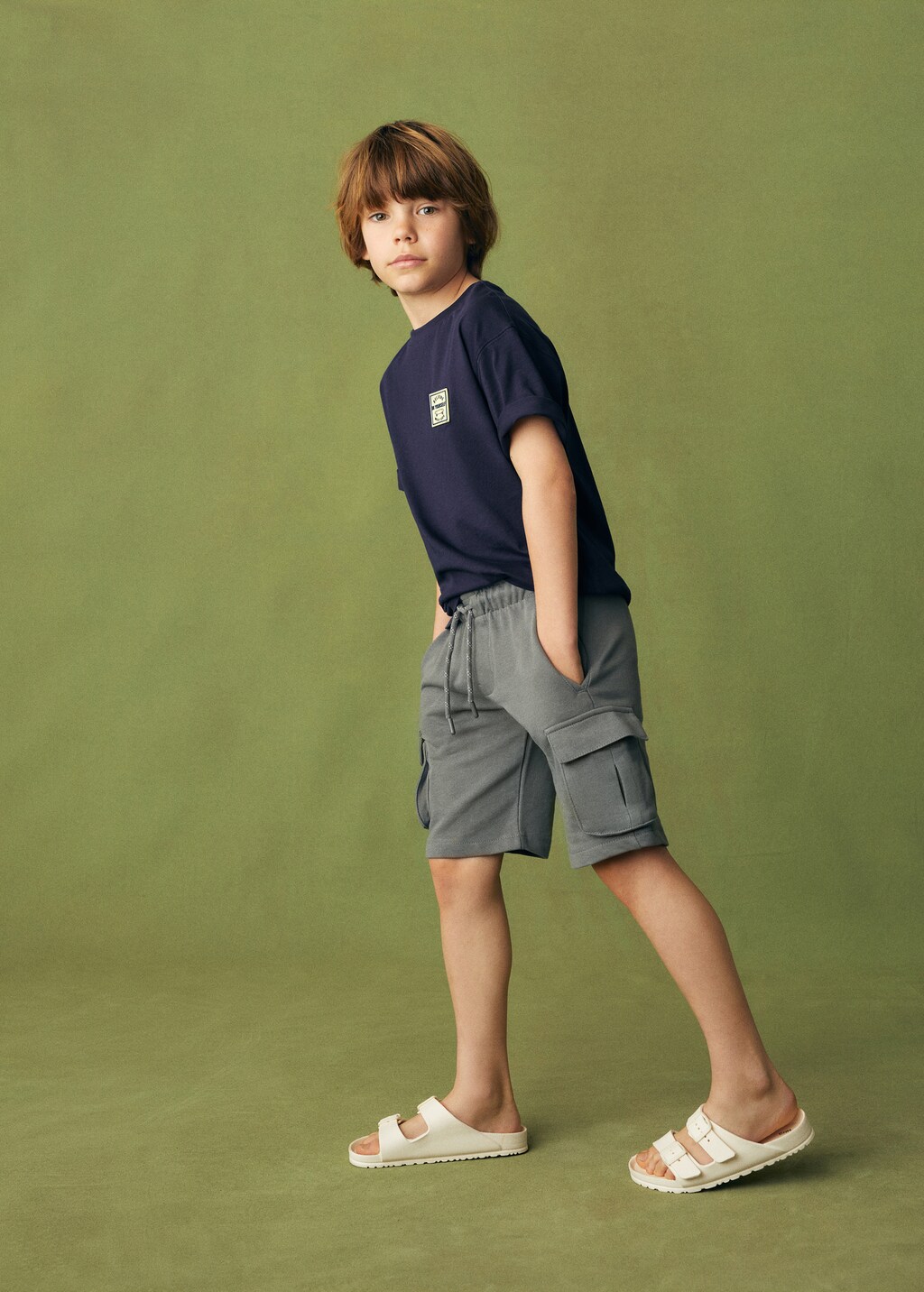 Cargo pockets Bermuda shorts - General plane