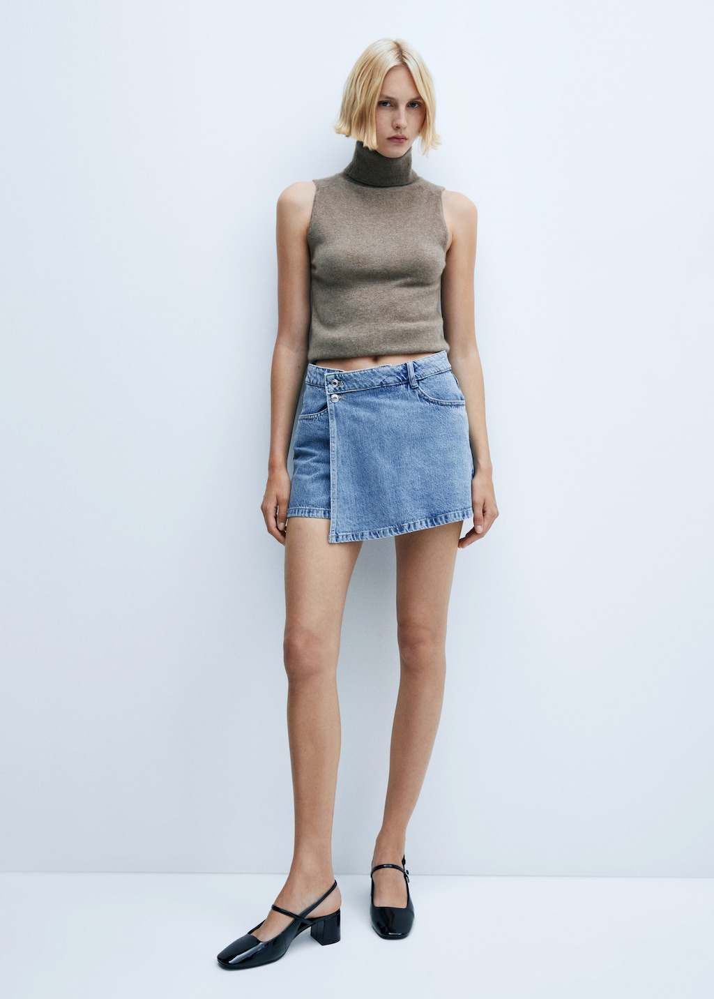 Jupe short en jean femme sale