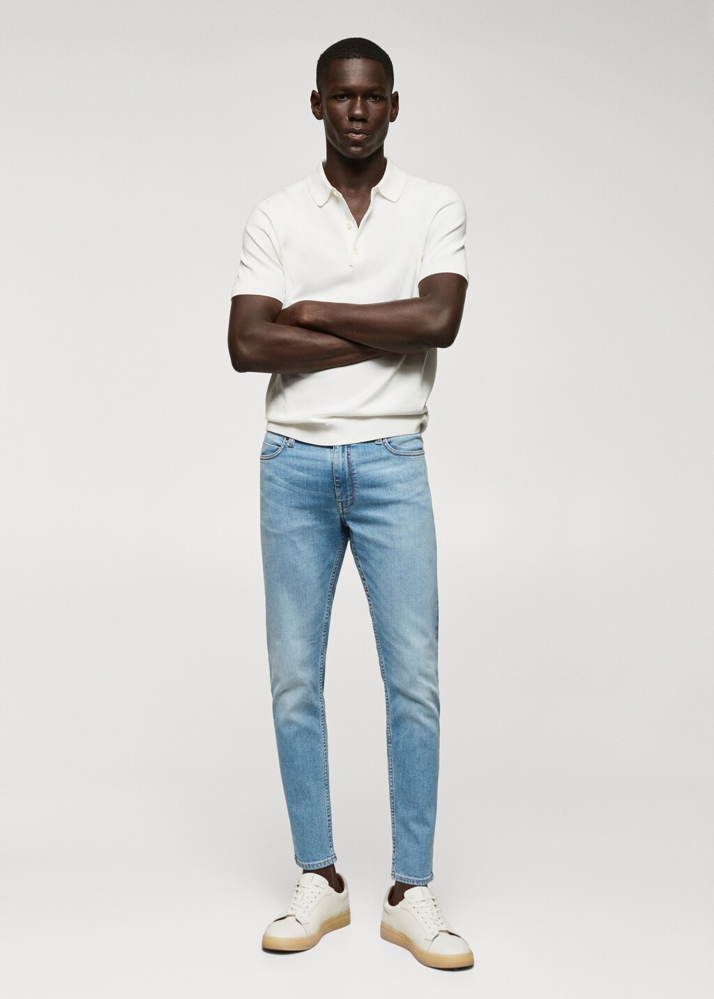 Tom tapered cropped jeans - General plane