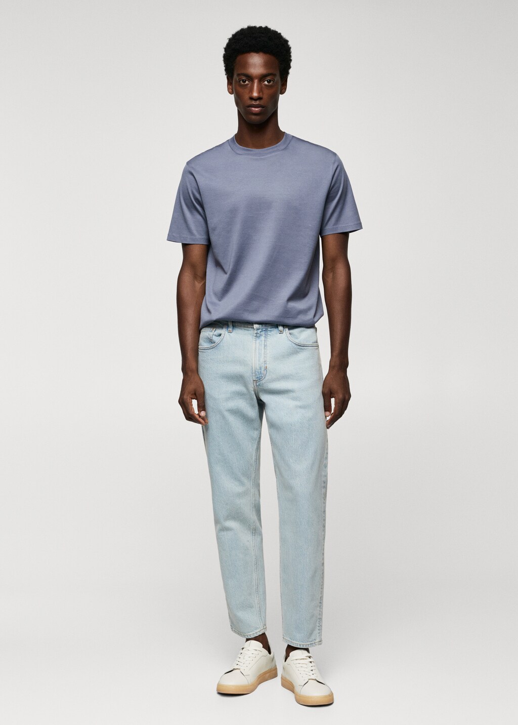 Ben tapered cropped jeans - General plane