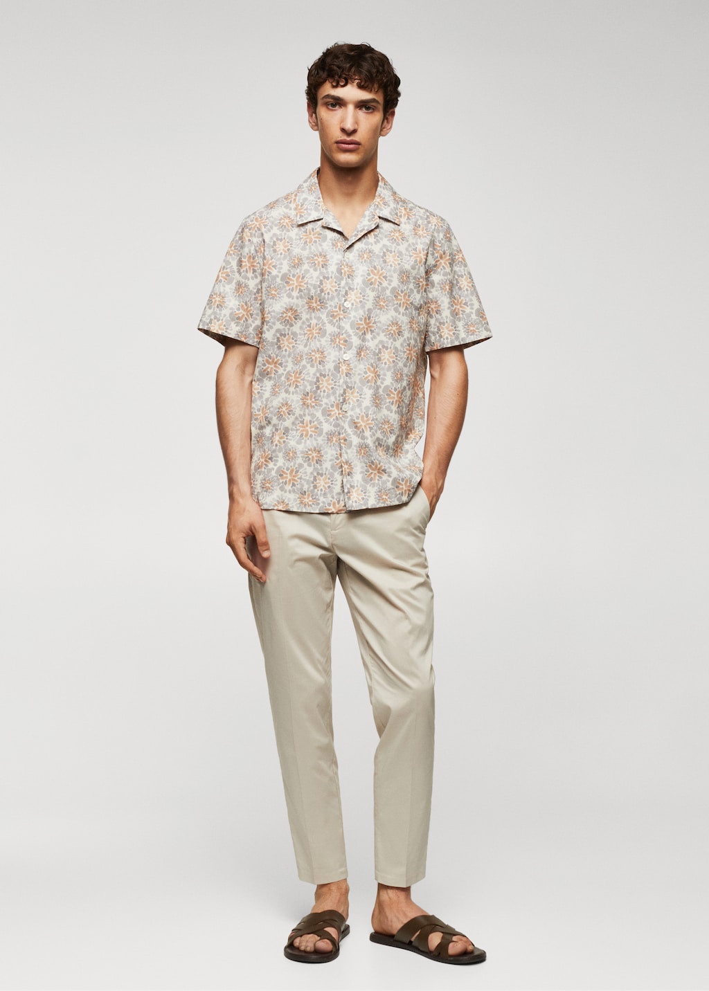 100% cotton printed shirt - General plane