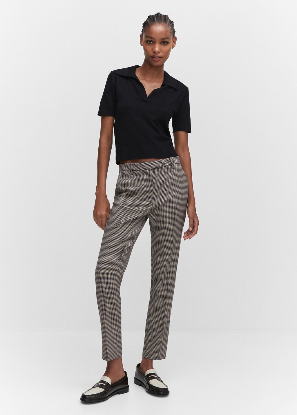 Mid-rise skinny trousers - General plane