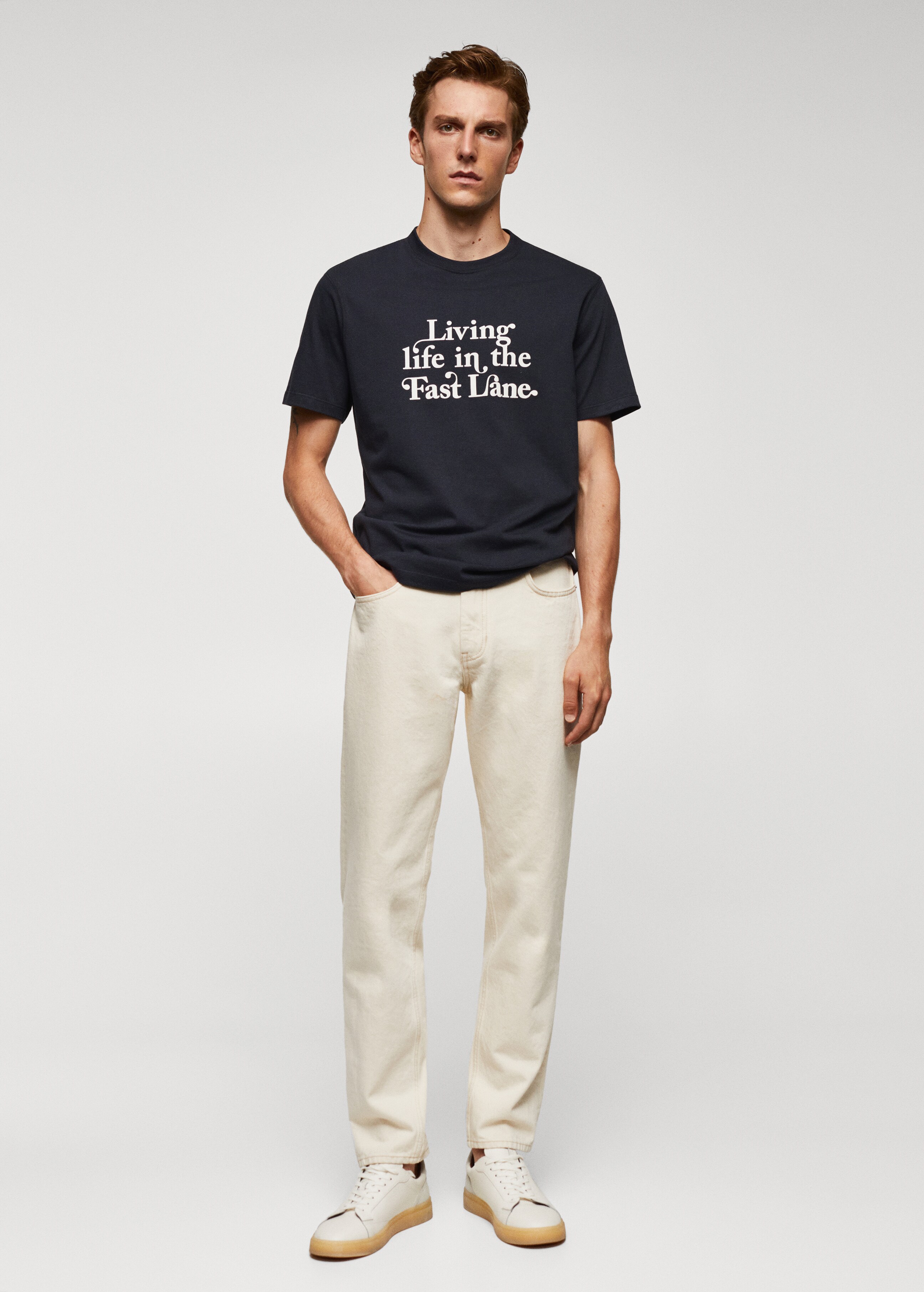 100% cotton printed t-shirt - General plane