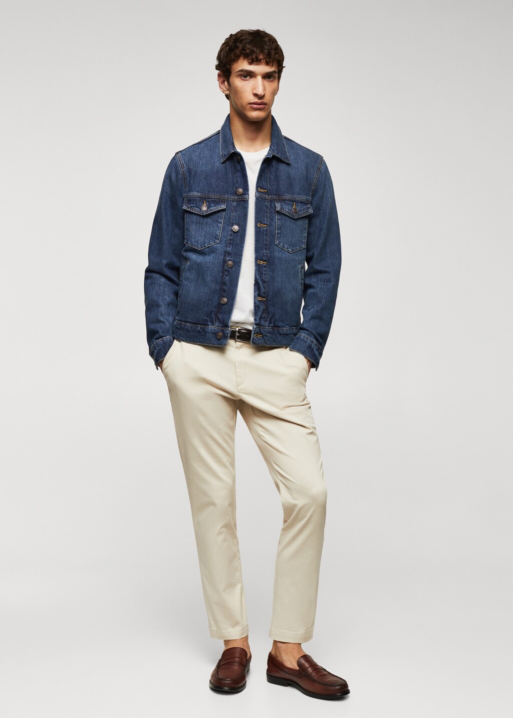 Blouson en jean essentiel - Plan général