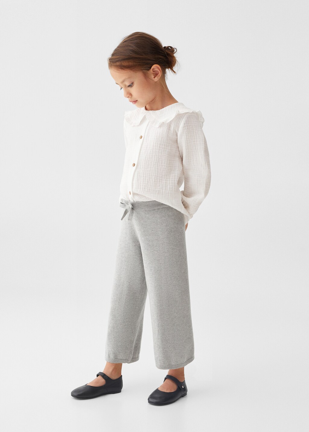 Knitted culotte trousers - General plane