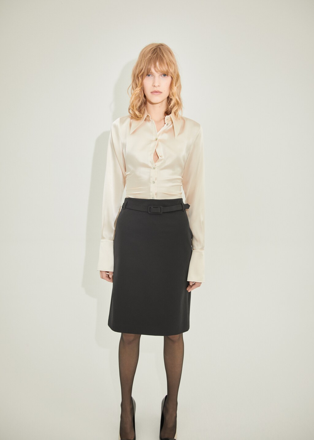 Pencil belt skirt - General plane