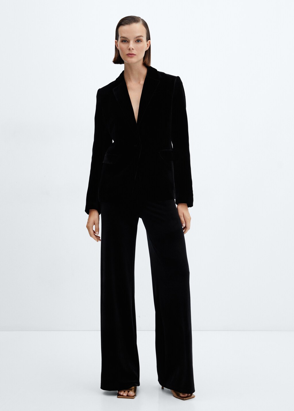 Velvet suit blazer - General plane