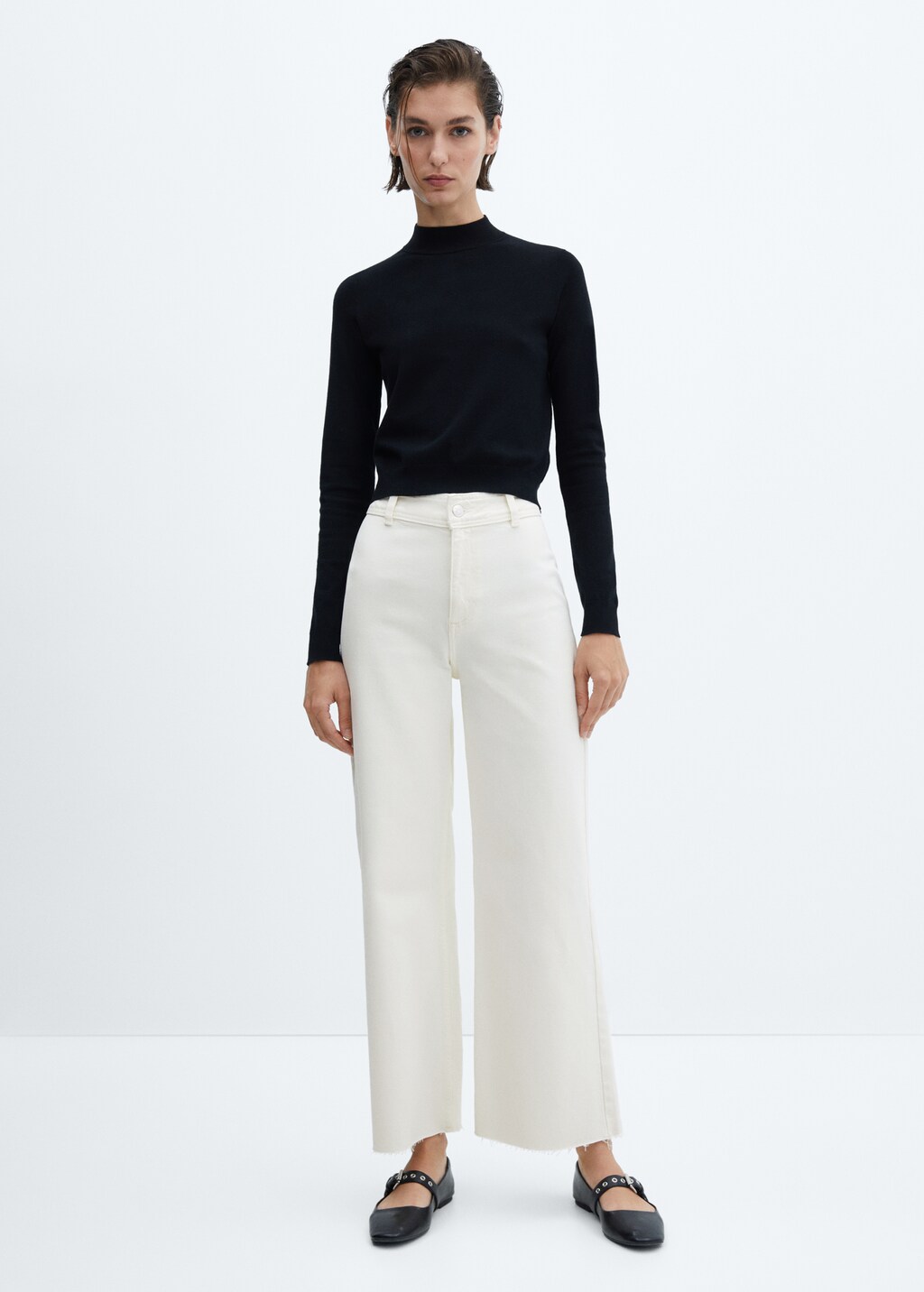 Catherin high-rise culotte jeans - General plane