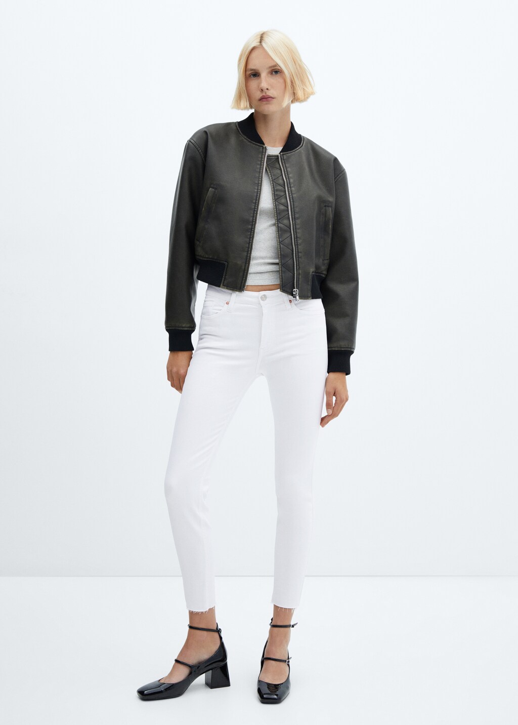 Skinny cropped jeans - General plane