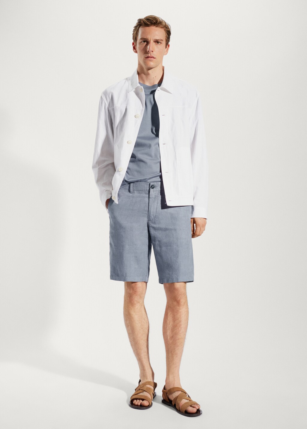 100% linen shorts - General plane