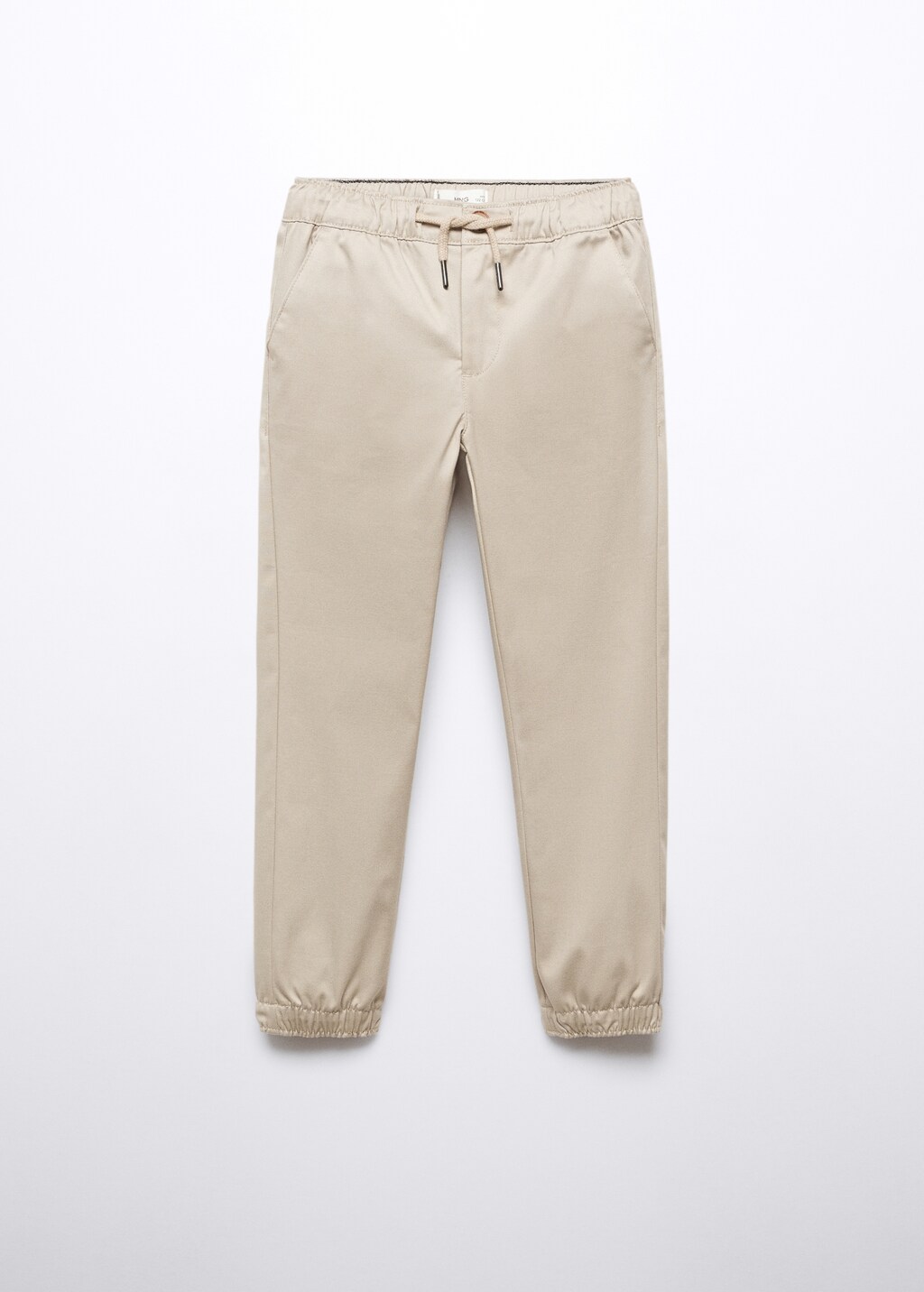 Cotton jogger-style trousers - General plane