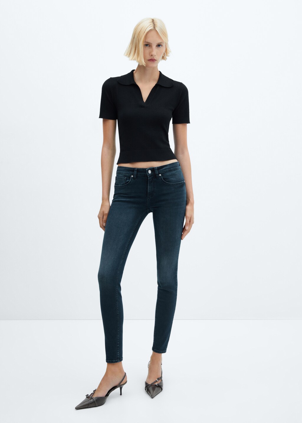 Skinny push-up jeans - Overzichtstekening